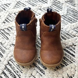 Cat & Jack Toddler Pull-On Esteban Chukka Brown Boots Size 4
